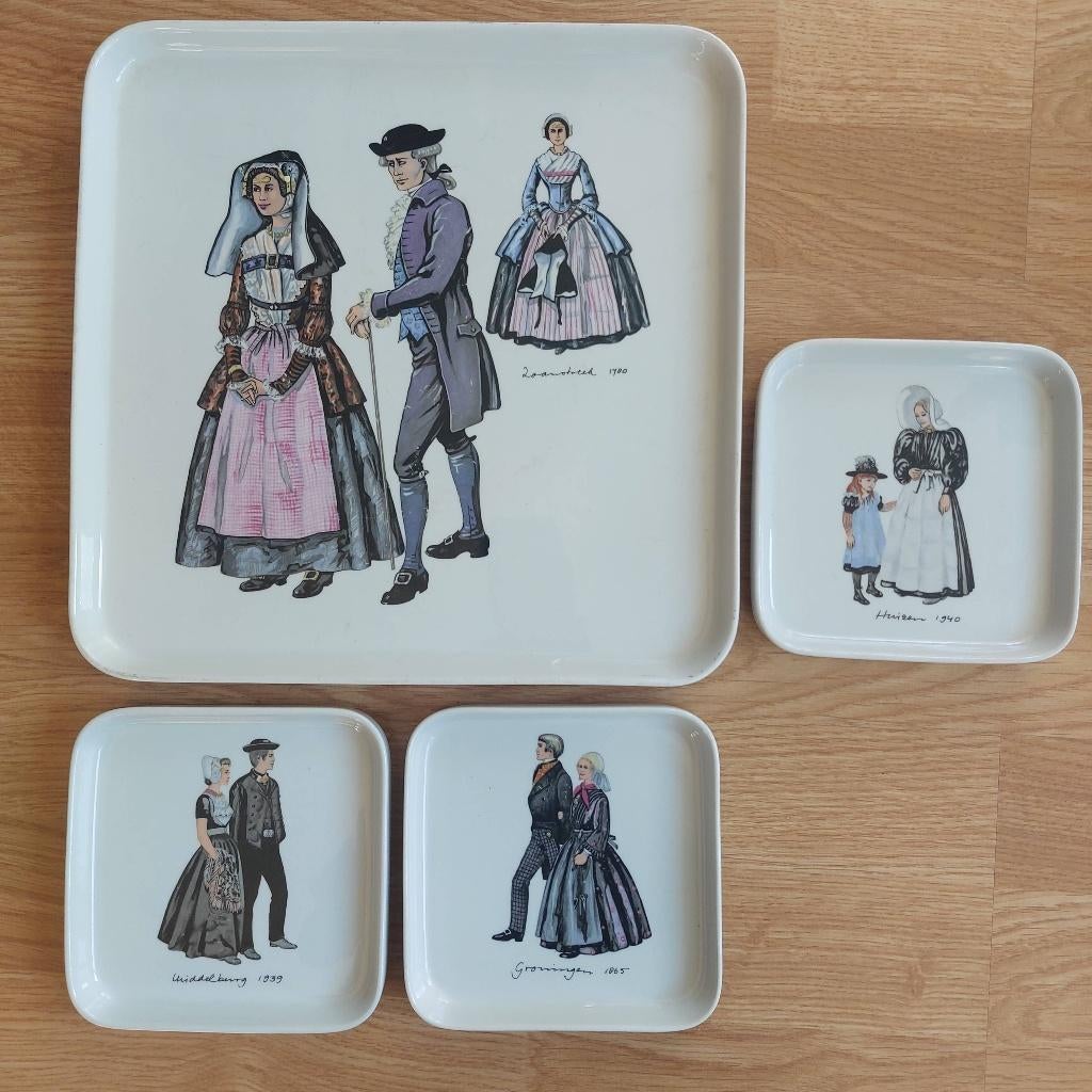 Villeroy en Boch Septfontaines, porcelain gebaksbordjes, Ophalen of Verzenden