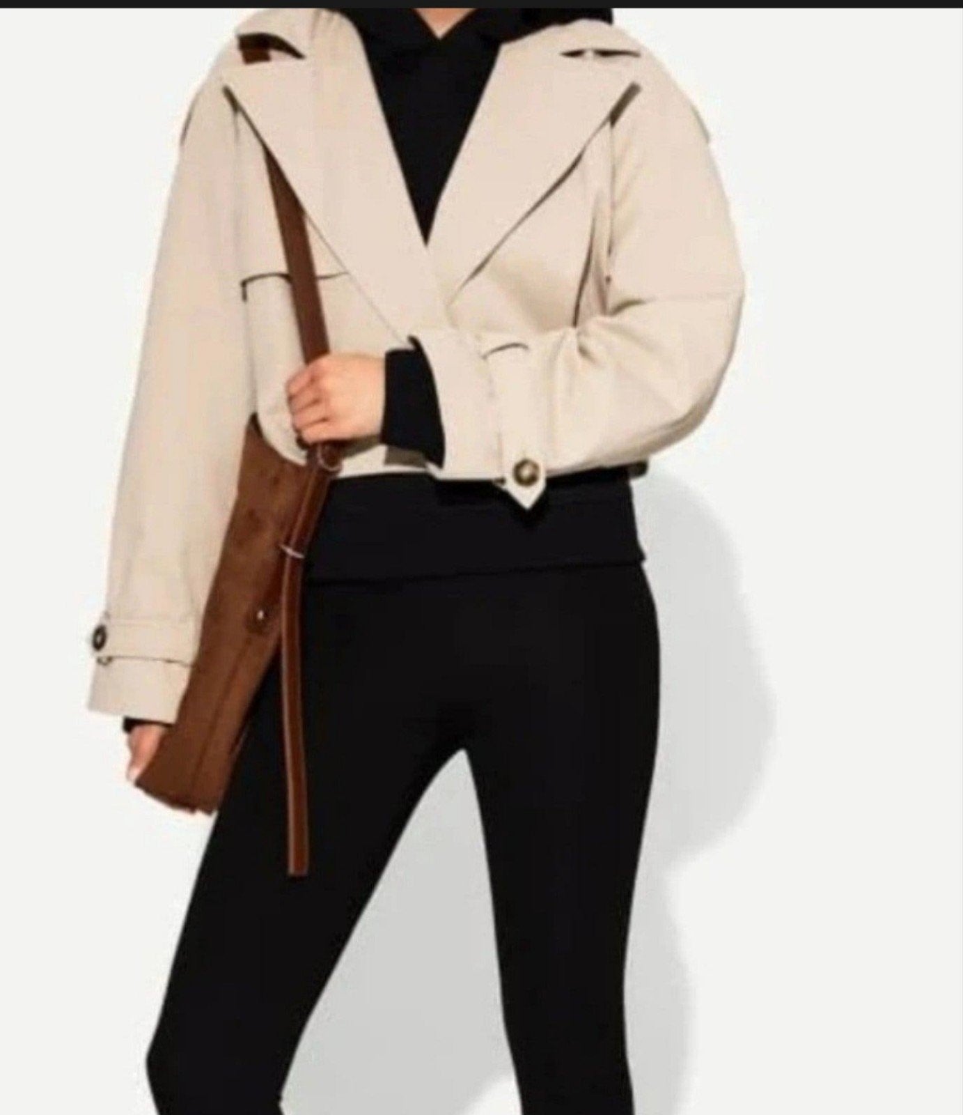 Nieuwe Bershka Trenchcoat Dames Maat L, Bershka, Ophalen of Verzenden, Nieuw