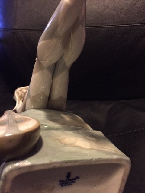 Lladro 4558 Clown met mandolin, Ophalen of Verzenden, Zo goed als nieuw, Overige typen