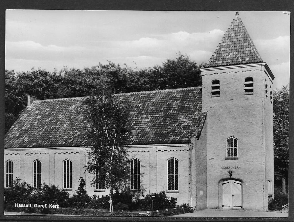 324 Hasselt, Geref.Kerk, Ophalen of Verzenden, 1920 tot 1940, Ongelopen, Noord-Brabant
