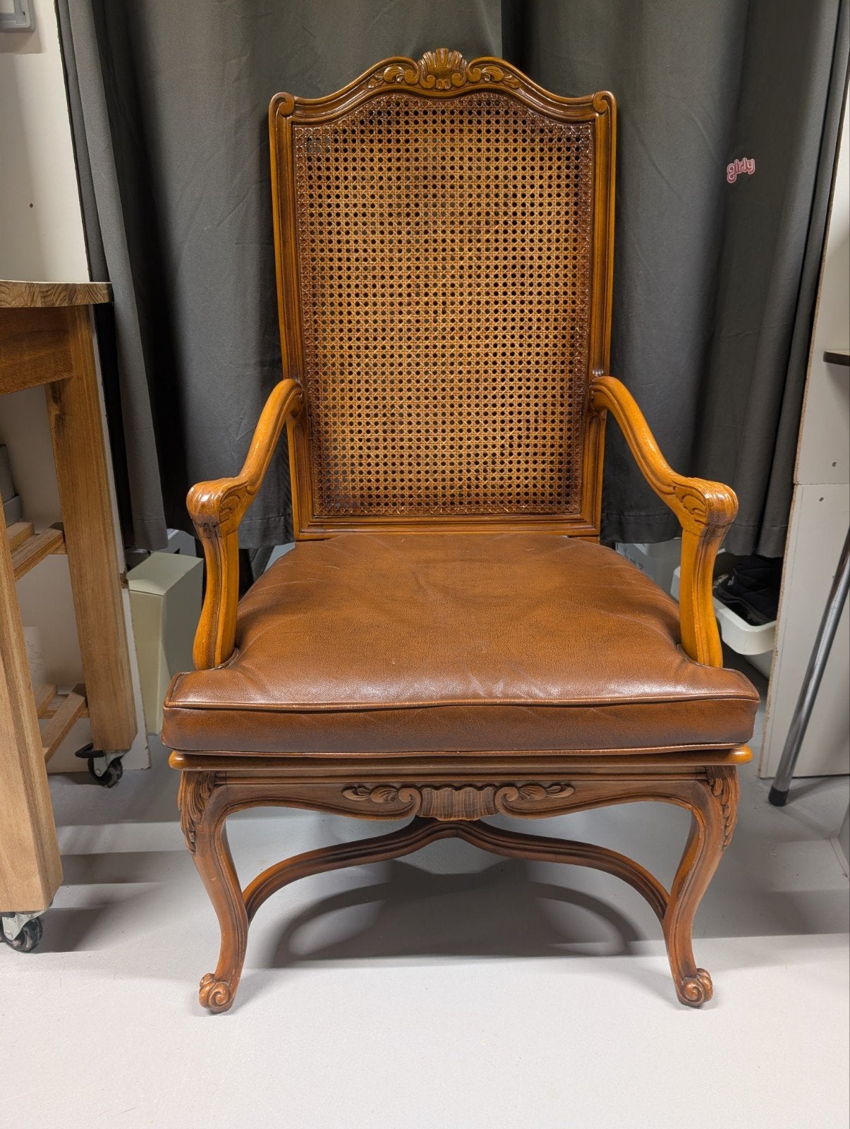 Vintage Louis XV-stijl fauteuil rek5, Ophalen