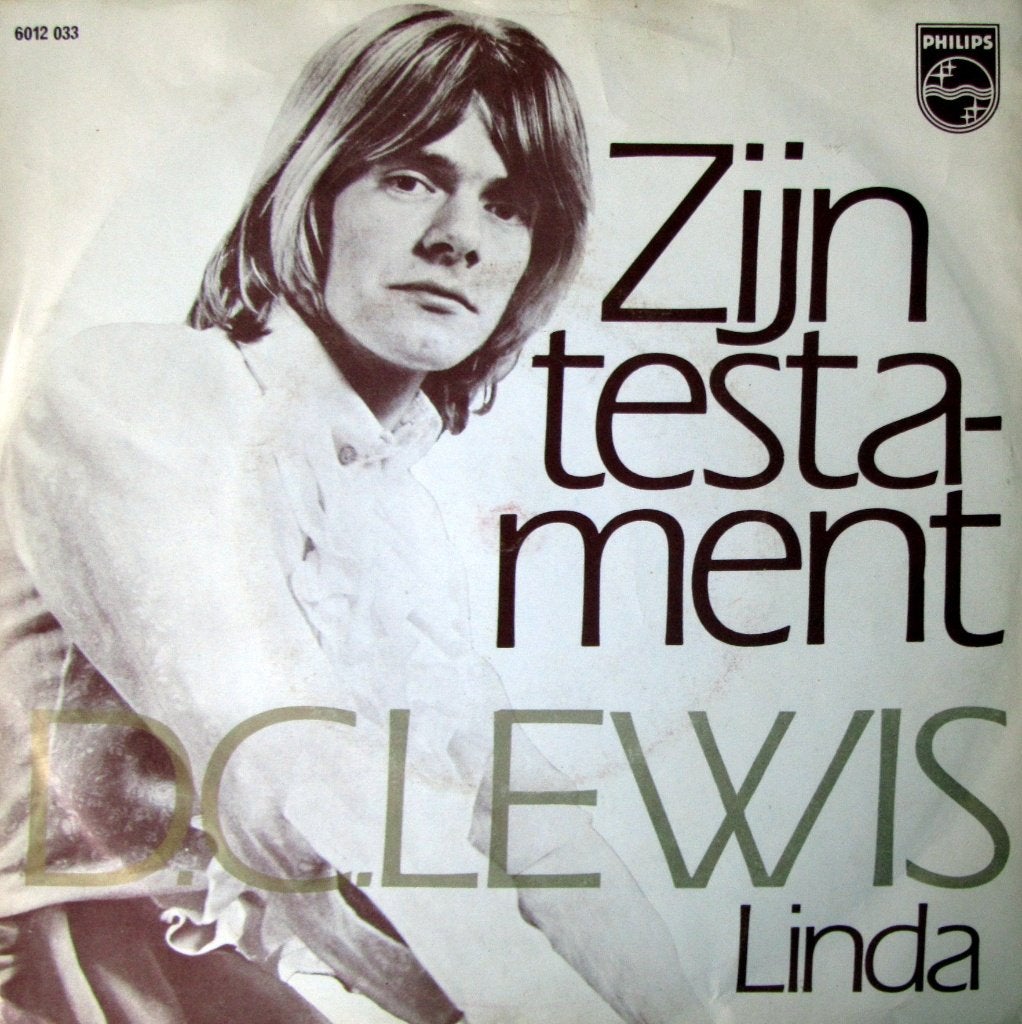 1971	DC Lewis		Zijn Testament, Cd's en Dvd's, Vinyl Singles, Zo goed als nieuw, Nederlandstalig, Fotohoes, Originele persing, 7 inch