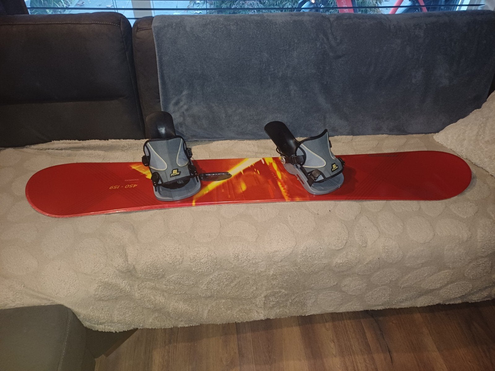 Salomon Snowboard 159cm met Flow bindingen en boots, Ophalen, Gebruikt, Board