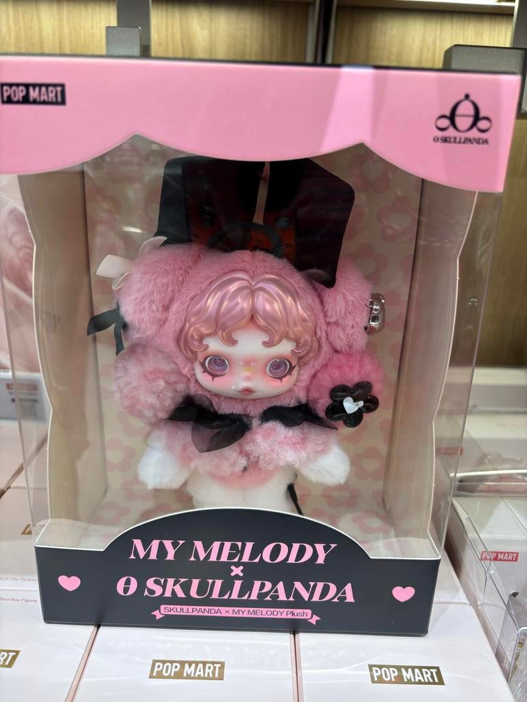 Skullpanda Pop Mart My Melody Pluche Figuur, Ophalen of Verzenden, Nieuw, Overige typen