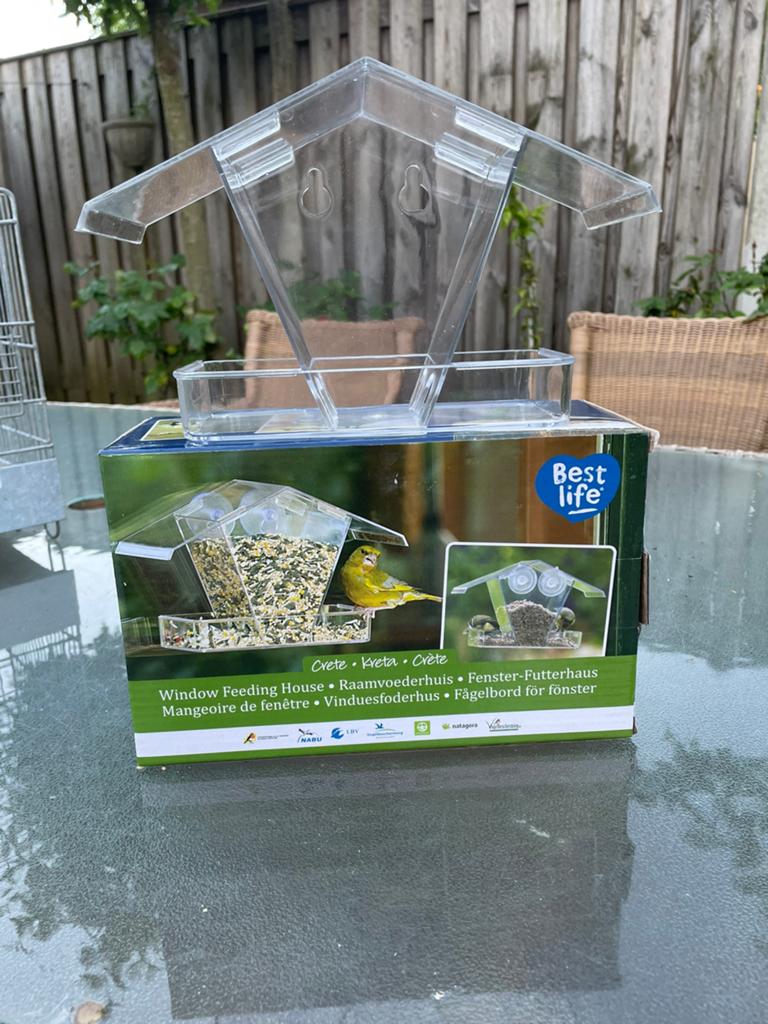 Nieuw vogelvoederhuistje te koop, Ophalen, Nieuw, Kunststof, Overige typen