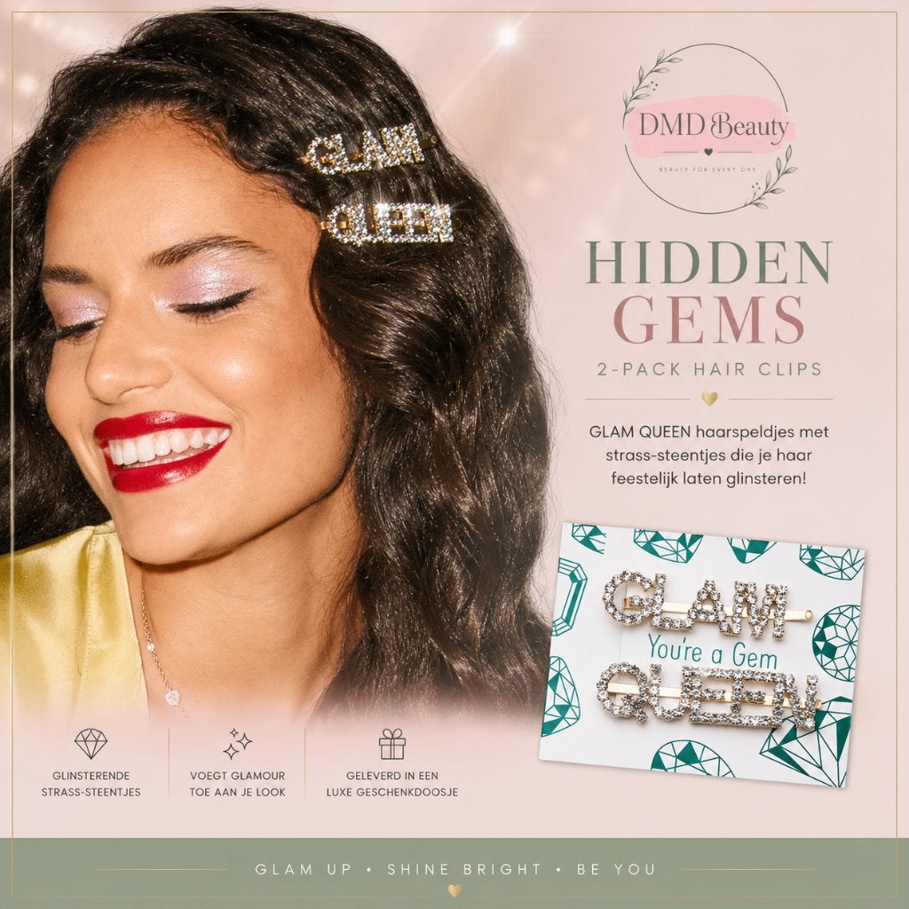 Hidden Gems 2-pack Hair Clips., Ophalen of Verzenden, Nieuw, Haarspeld