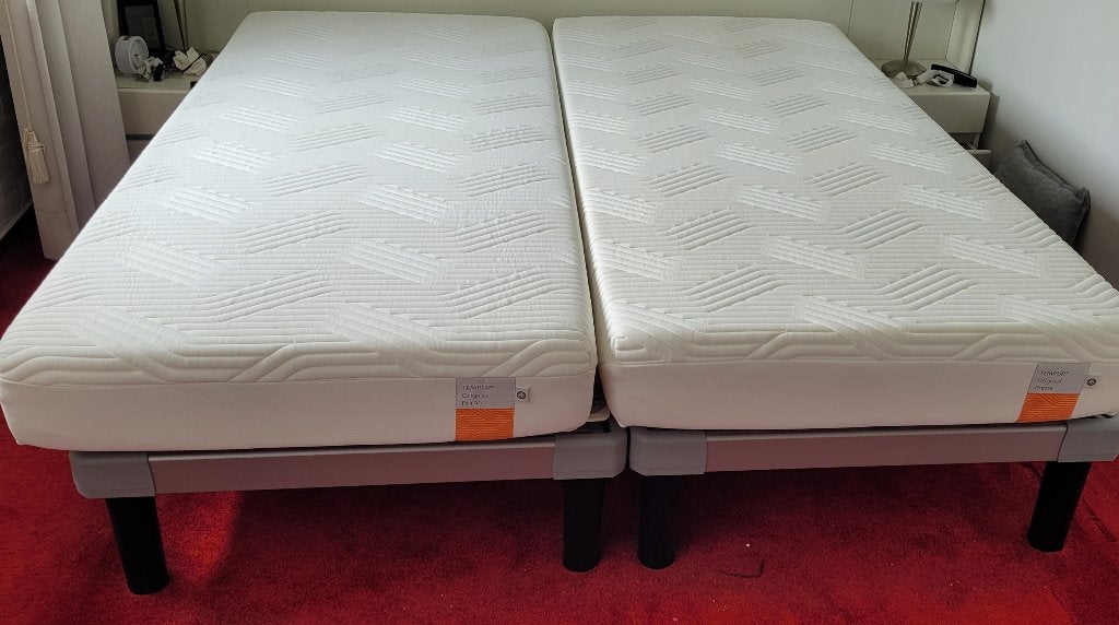 2st Tempur matrassen 90x200 2021 Prima cooltouch €250 p stuk, Ophalen, 90 cm, Eenpersoons, Zo goed als nieuw