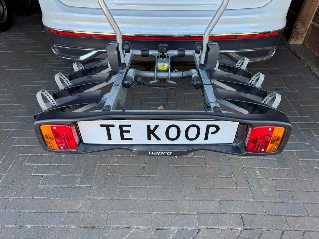 Hapro 3 Atlas fietsendrager voor 3 fietsen, Ophalen, Trekhaakdrager