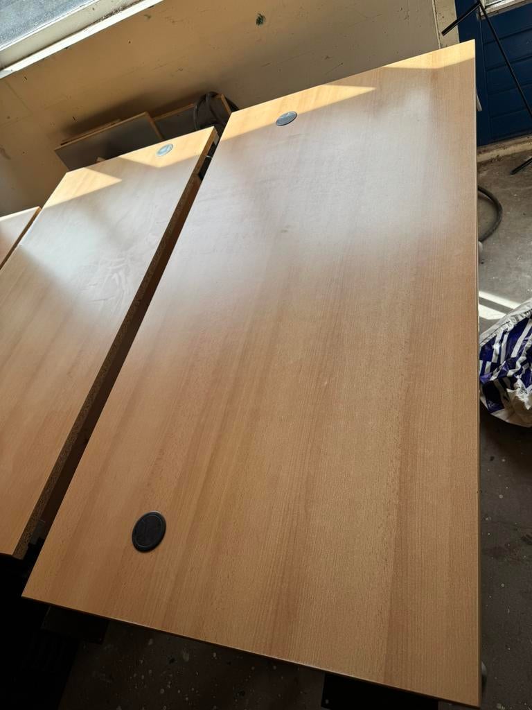 2 bureau’s kantoor. 80 x 160, Huis en Inrichting, Bureaus, Ophalen, Zo goed als nieuw