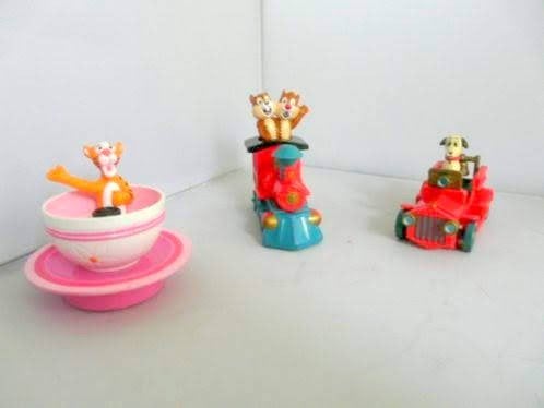 Disney # Eurodisney 1992 (3x), Ophalen of Verzenden, Winnie de Poeh of vrienden, Zo goed als nieuw, Beeldje of Figuurtje