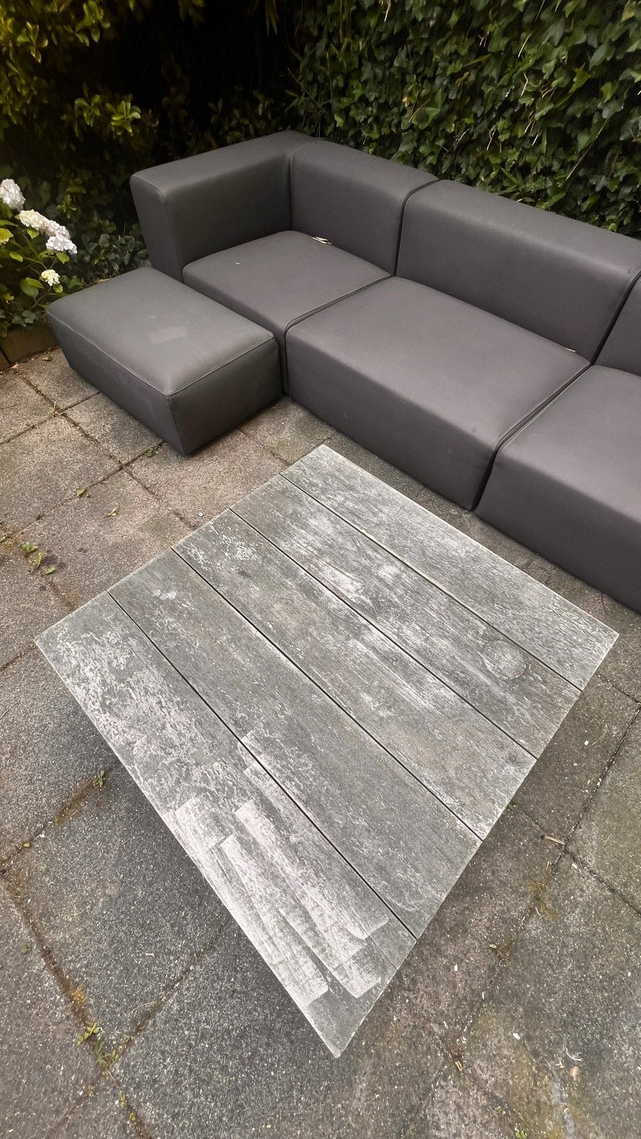 Riviera Maison Salontafel - Robuust Teakhout, Ophalen, Gebruikt, Vierkant, Teakhout