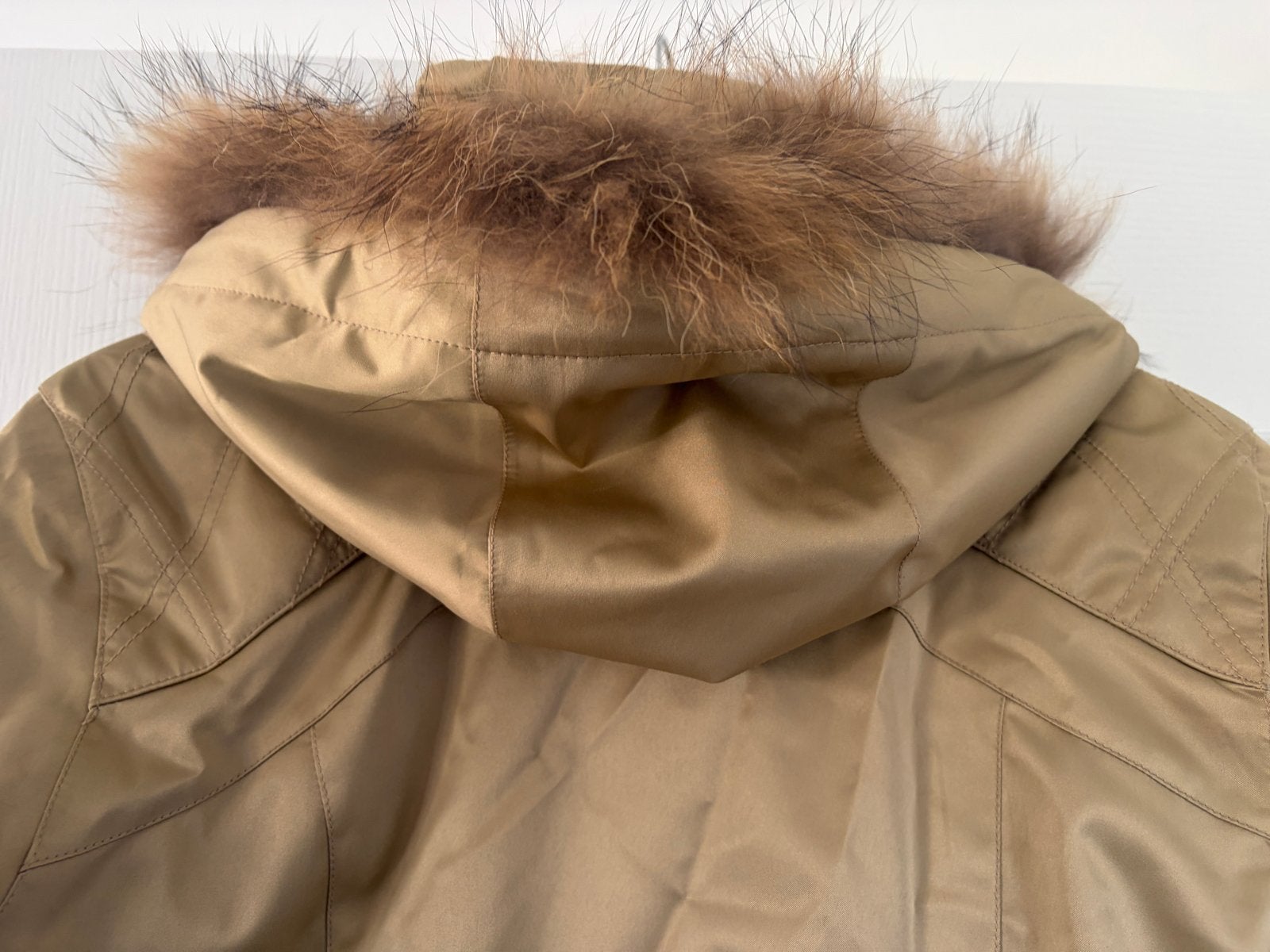 Killy ski-jas goud met bodywarmer en bontkraag - Maat ML, Ophalen of Verzenden, Gedragen, Maat 38/40 (M), Jack