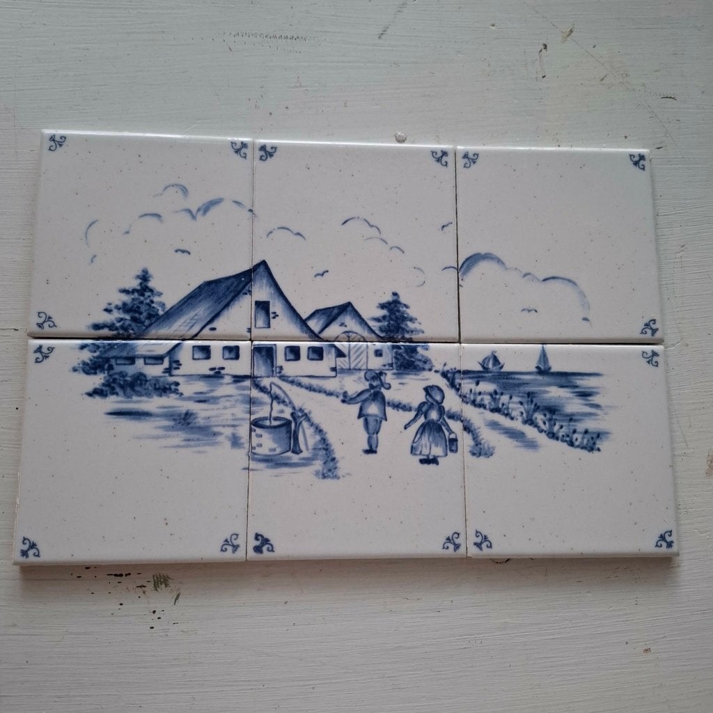 Delfts blauw plateau, Ophalen of Verzenden