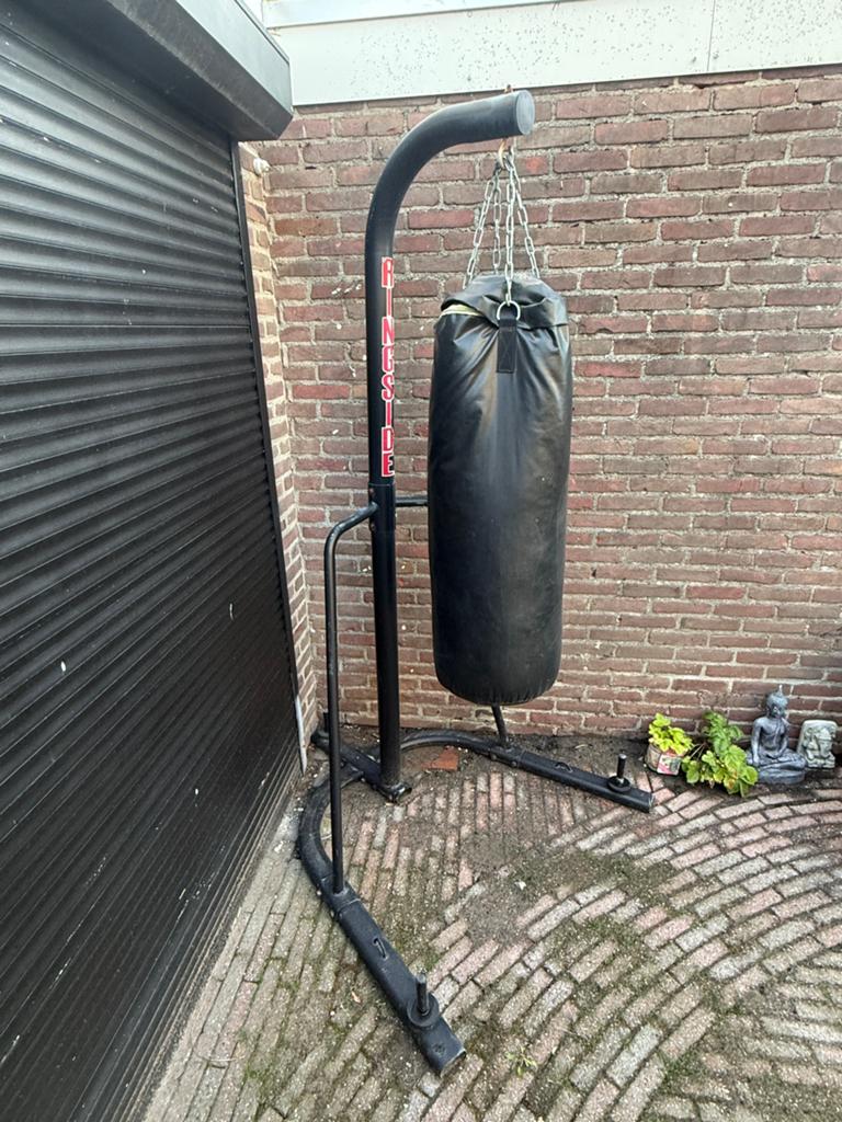 Bokszak voor buiten, Ophalen, Bokszak