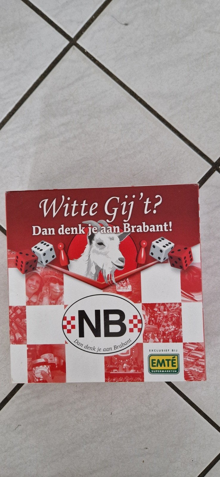 Witte Gij 't? Brabant bordspel - Zo goed als nieuw, Drie of vier spelers, Ophalen of Verzenden, Zo goed als nieuw, Identity Games