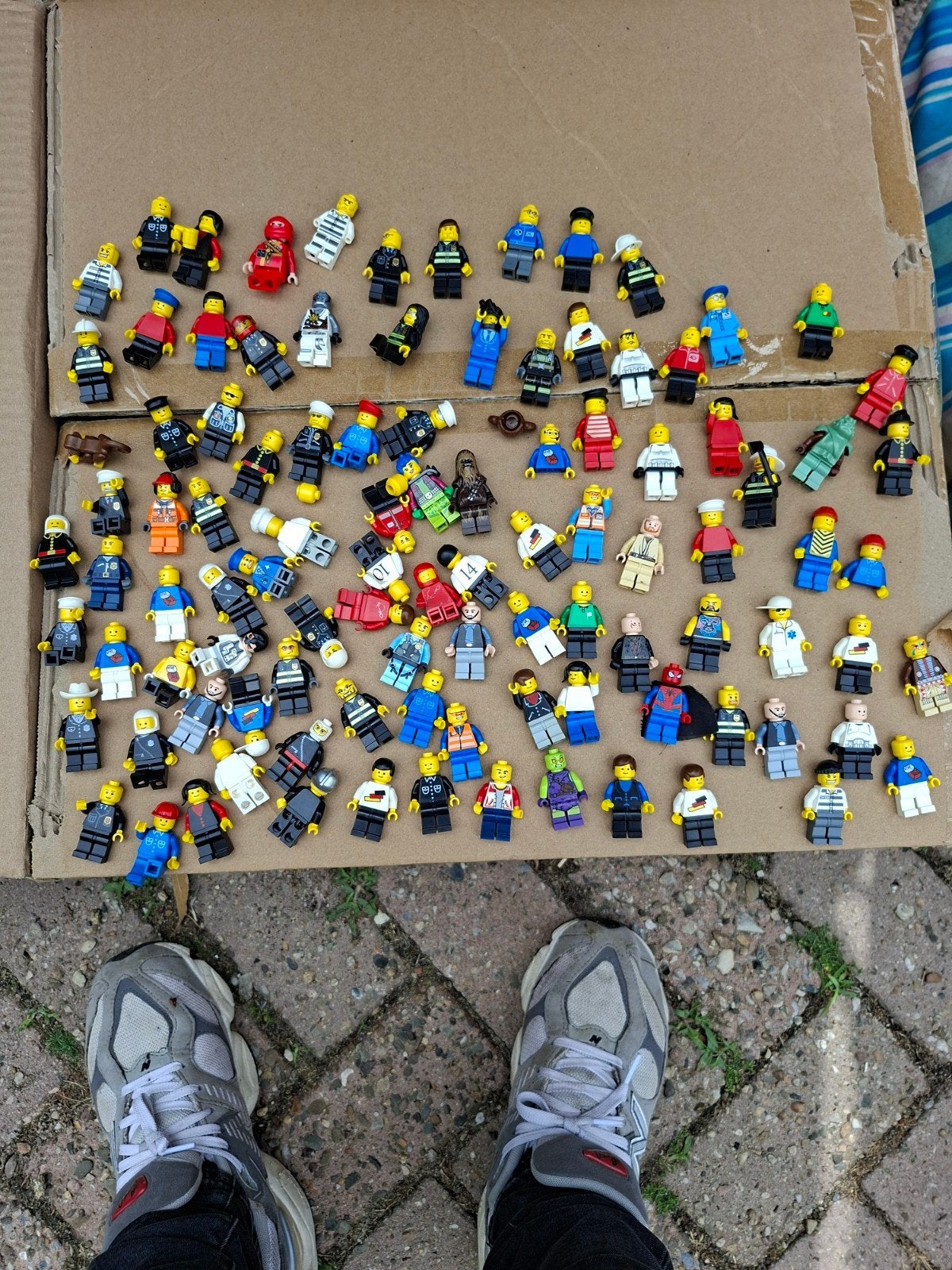 Grote partij LEGO poppetjes - 114 stuks met speciale figuren, Gebruikt, Overige thema's, Lego, Ophalen of Verzenden