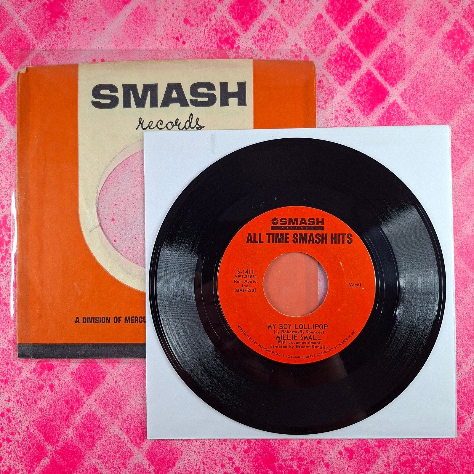 Millie Small My boy lollipop single.              Star45, Gebruikt, 7 inch, Single, Ophalen of Verzenden