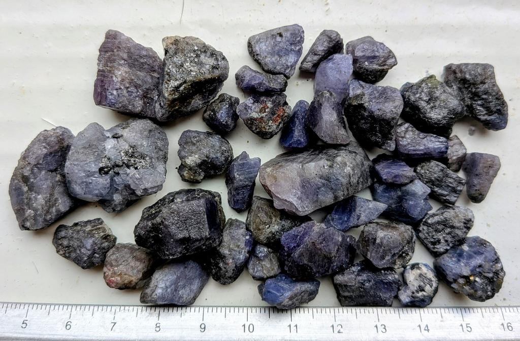 Ruwe Tanzaniet Tanzania, Verzenden, Mineraal