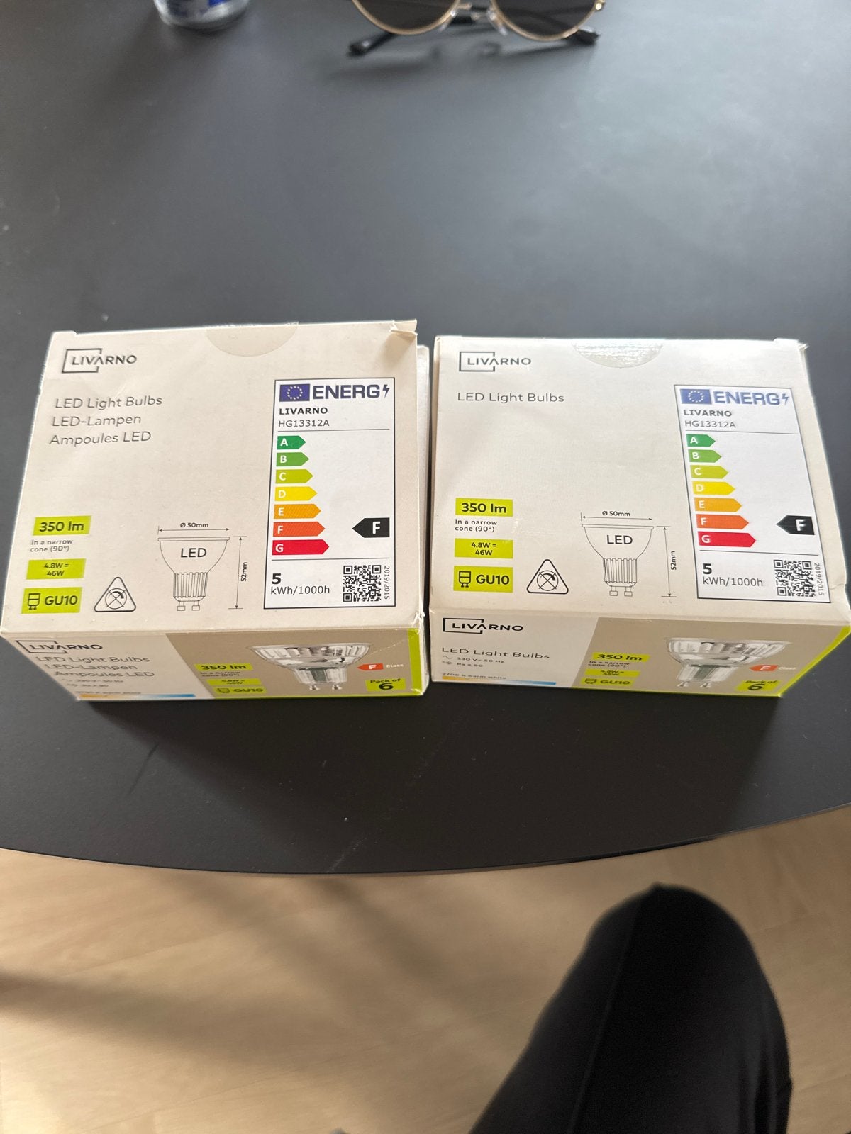 12x Livarno LED lampen GU10 350lm 4.9W (nieuw), Ophalen, Led-lamp, GU10, Nieuw