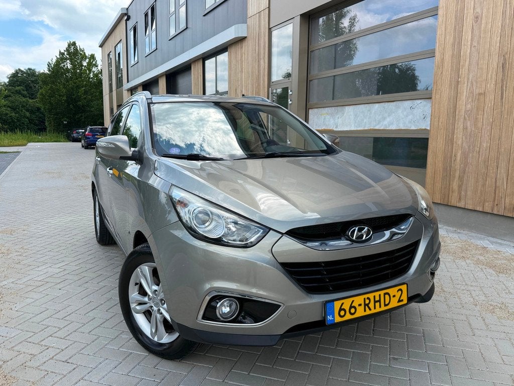 Hyundai IX35 2.0i Style 163PK (bj 2011) AUTOMAAT|CLIMA|CRUIS, Auto's, Hyundai, Stof, Gebruikt, Zwart, 4 cilinders