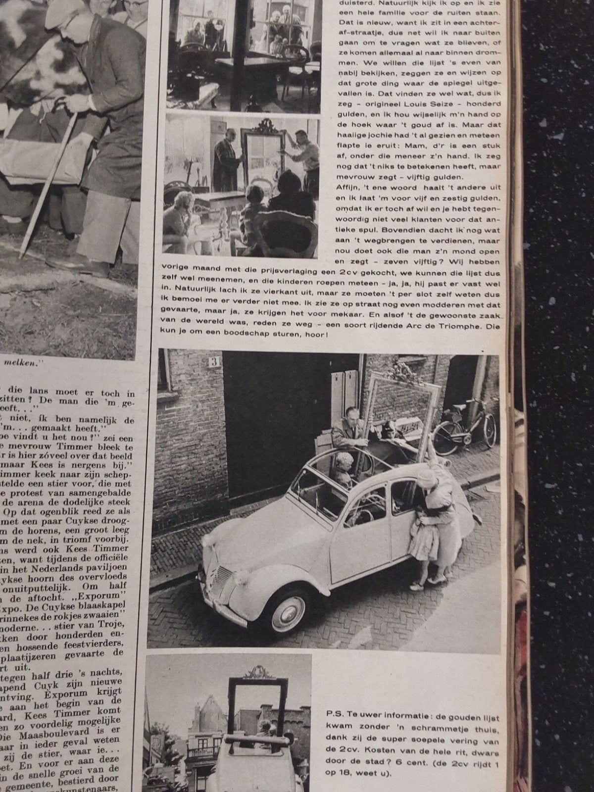 Katholieke illustratie uit 1958, Ophalen, 1940 tot 1960, Gebruikt