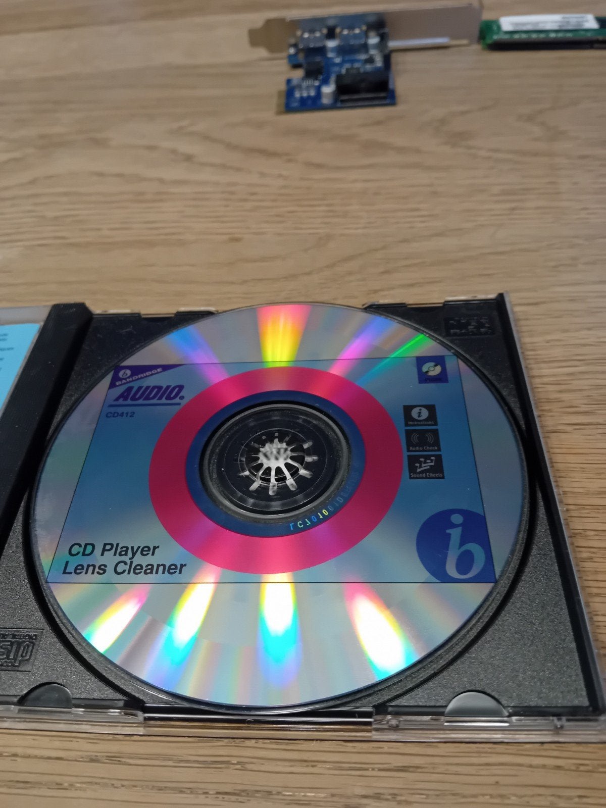 Audio cd lens cleaner, Ophalen