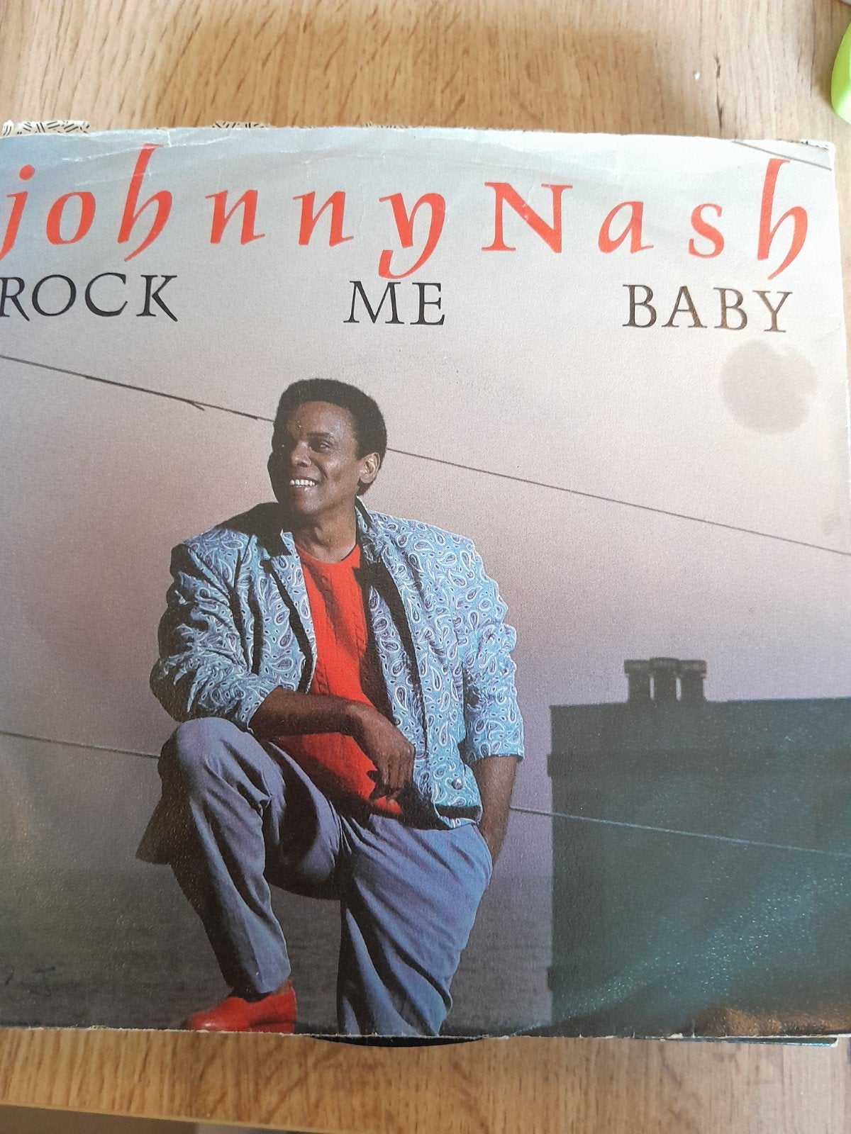 Johnny nash 7inch rock me baby, Ophalen of Verzenden, Zo goed als nieuw, Pop