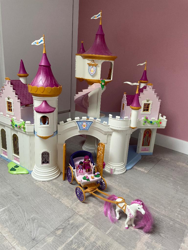 Playmobil prinsessenkasteel, Kinderen en Baby's, Speelgoed | Playmobil, Ophalen, Gebruikt, Complete set