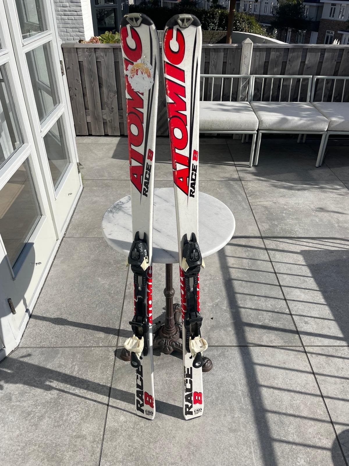 Atomic Race 8 ski's - 140 cm, Ophalen, Gebruikt, 100 tot 140 cm, Atomic
