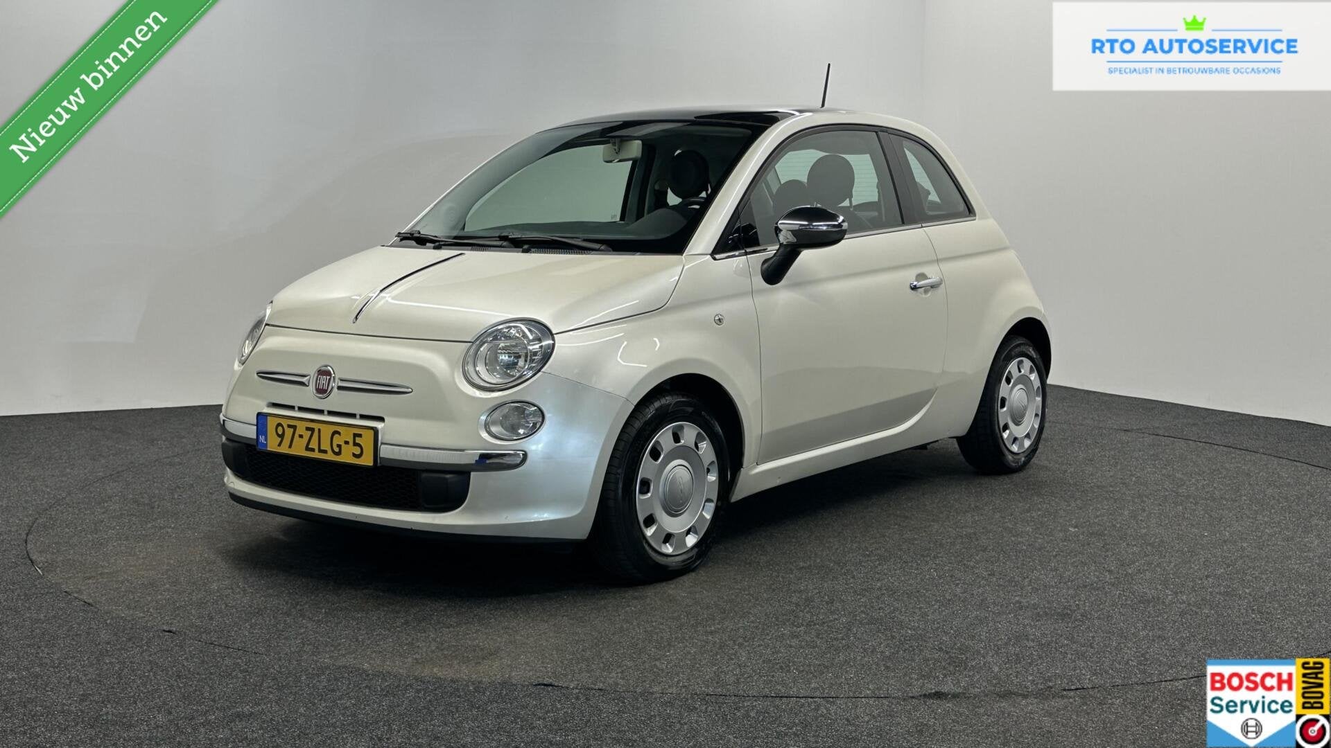 Fiat 500 0.9 TwinAir Lounge AIRCO., Auto's, Voorwielaandrijving, Euro 5, Gebruikt, 31 €/maand
