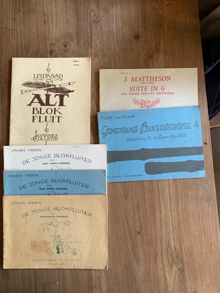 Blokfluit Boeken: Lesboeken en Muziekstukken, Ophalen of Verzenden, Gebruikt, Blokfluit