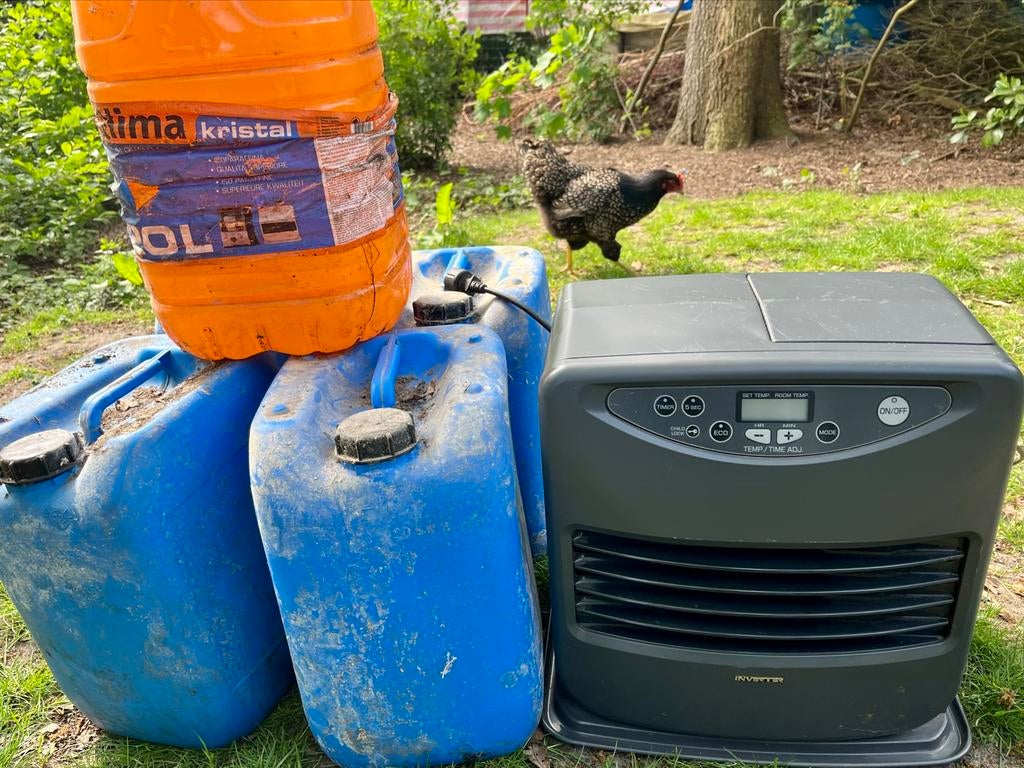 ZIBRO INVERTER 5748 PETROLEUMKACHEL INCL. PETROLEUM, Huis en Inrichting, Kachels, Ophalen, Gebruikt, Overige brandstoffen, Petroleumkachel