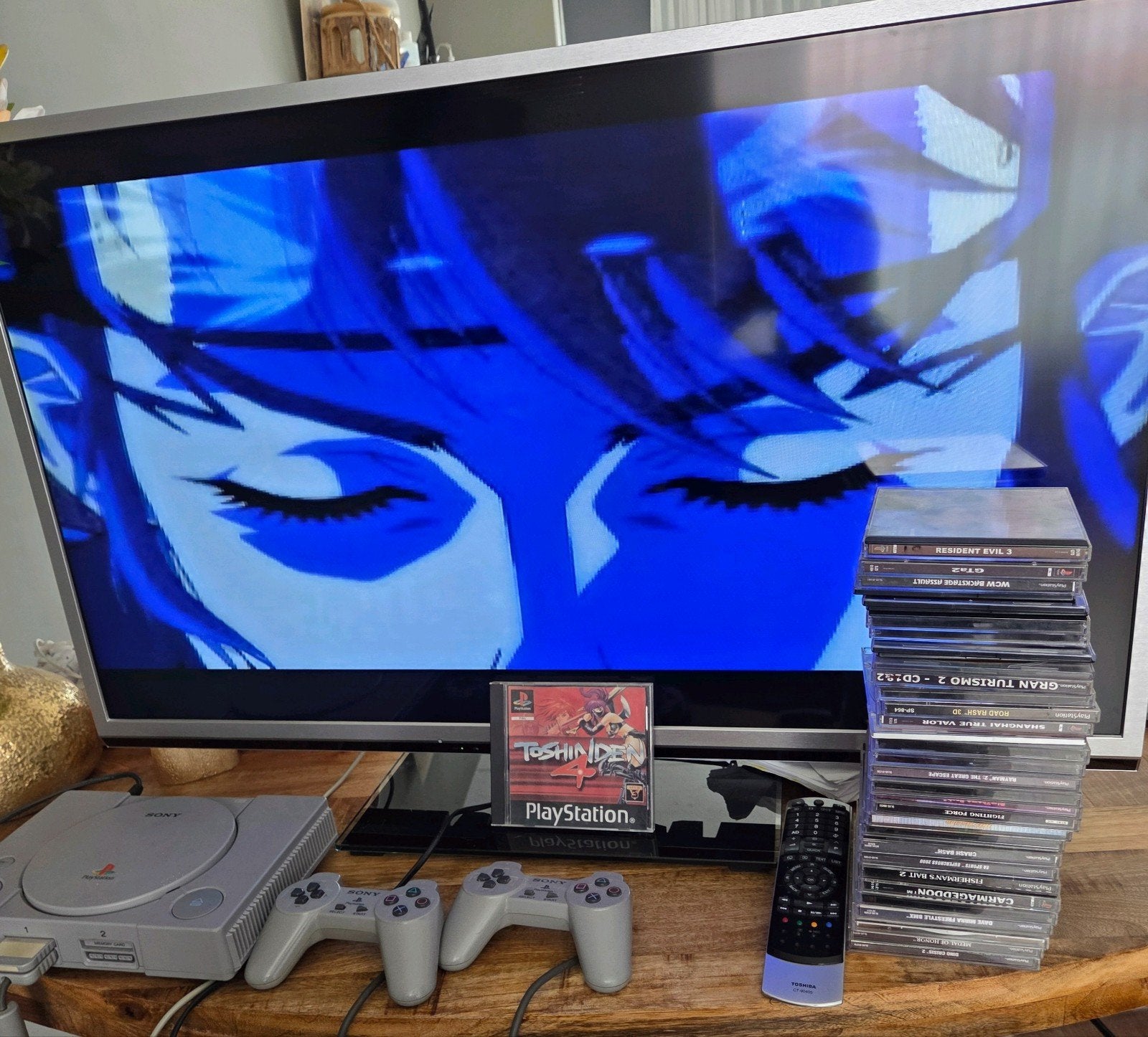 Playstation 1 met chip 35 spellen LCD 40 inch TV NTSC & PAL, Spelcomputers en Games, Games | Sony PlayStation 1, Ophalen, Overige genres