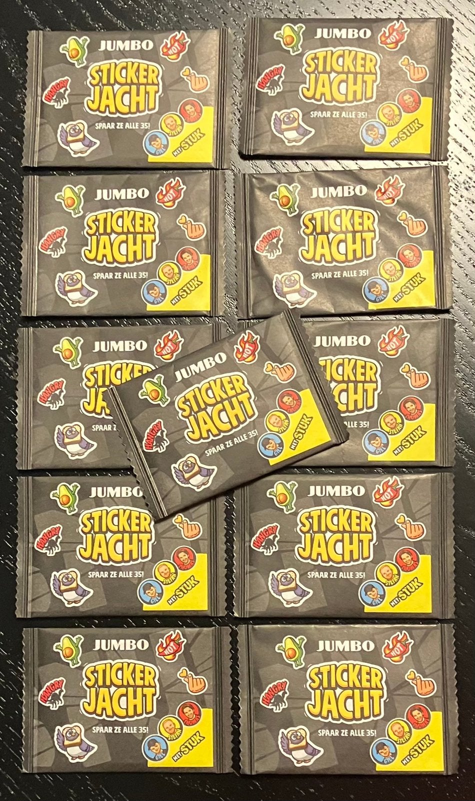 Jumbo stickers jacht 11 x, Verzamelen, Jumbo, Ophalen of Verzenden