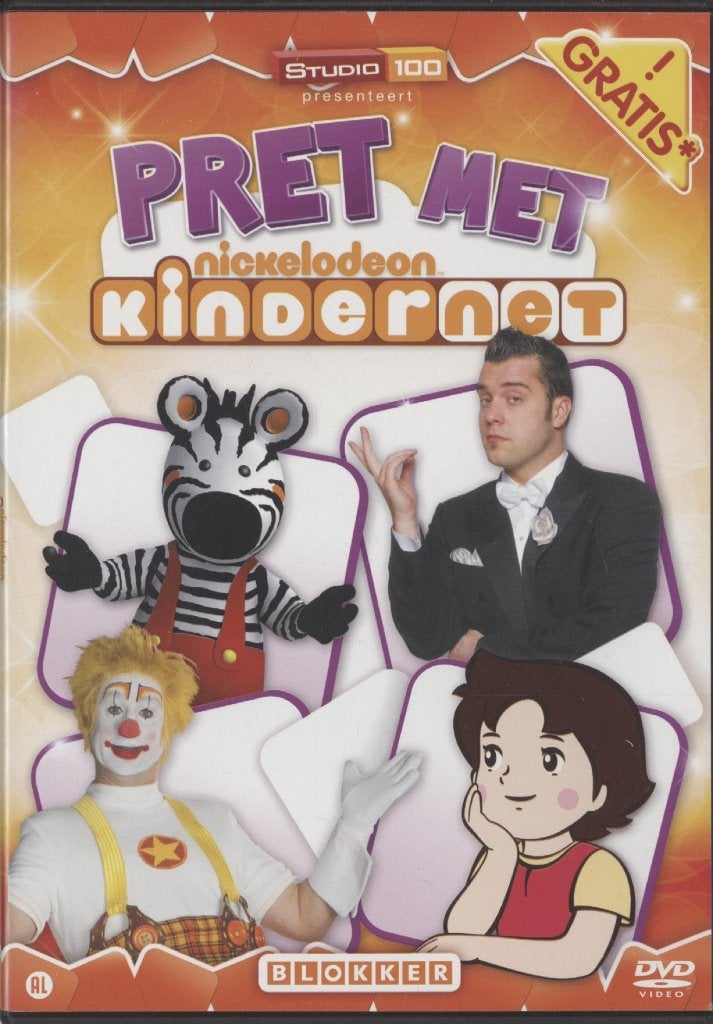 75) Pret met Nickelodeon Kindernet (65 minuten animatie), Avontuur, Gebruikt, Alle leeftijden, Ophalen of Verzenden