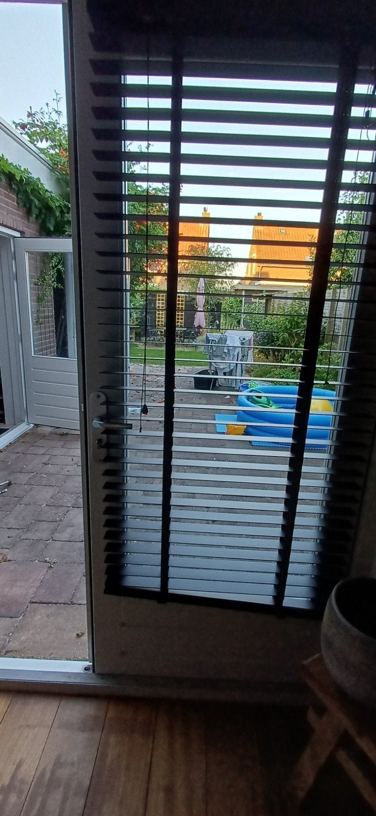 Zwarte jaloezieën, Huis en Inrichting, Ophalen, Jaloezie, Gebruikt, Overige merken