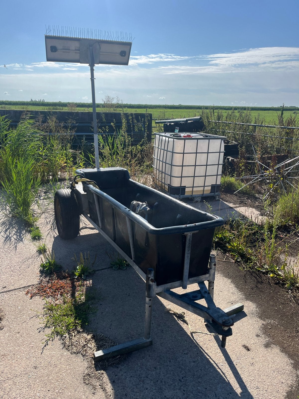 Mobiele weide drinkbak, Weidegang