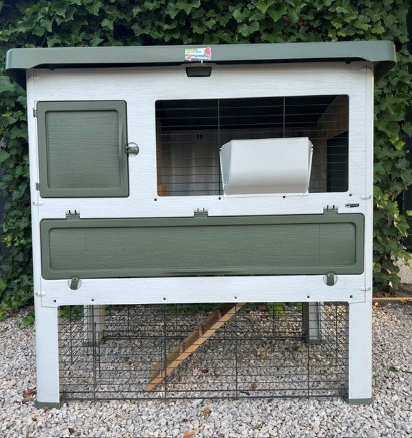 Ferplast konijnenhok Grand Lodge, Dieren en Toebehoren, Ophalen, 110 cm of meer, Zo goed als nieuw, 90 cm of meer