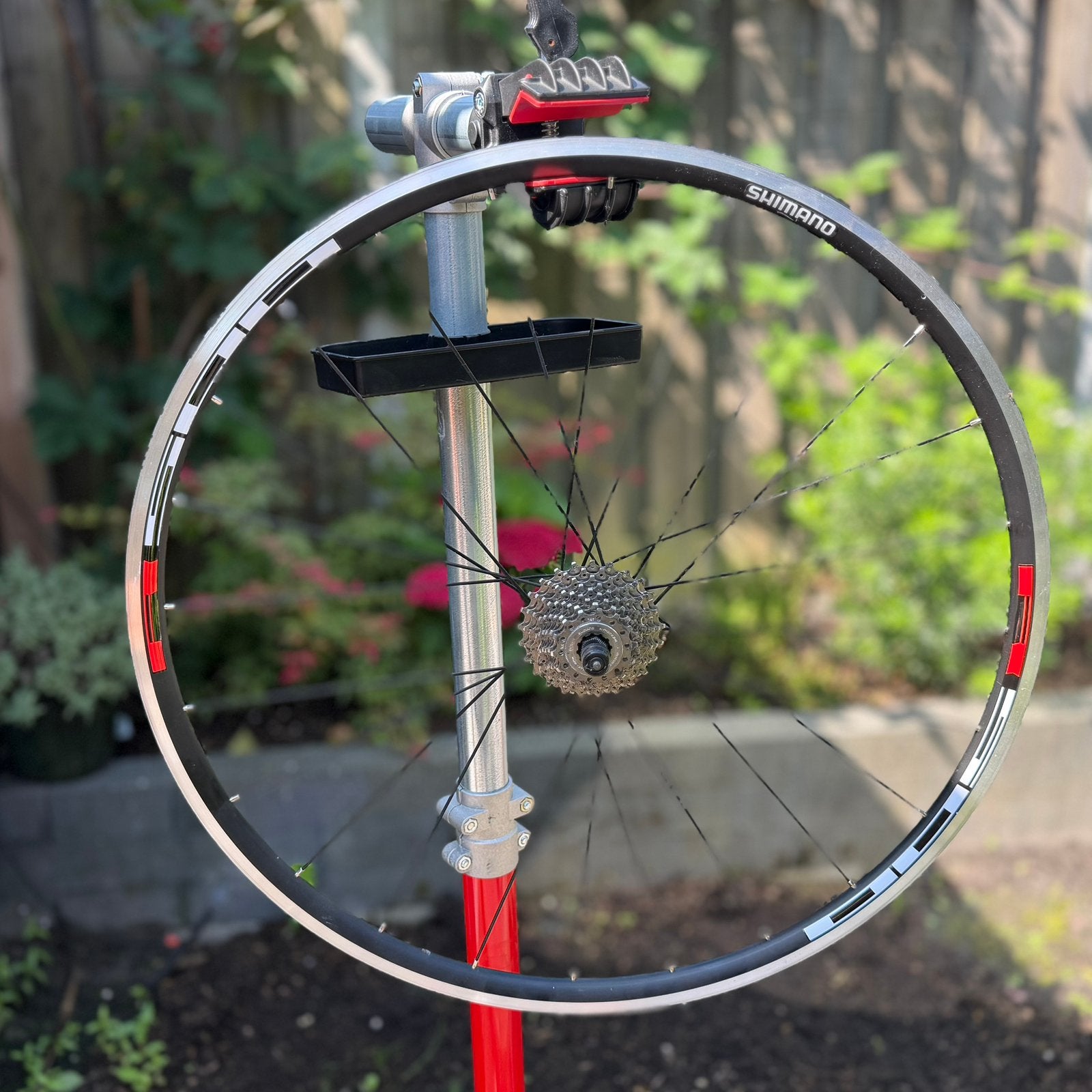 Shimano R500 achterwiel incl 9 speed cassette, Zo goed als nieuw, Aluminium, Racefiets, Ophalen