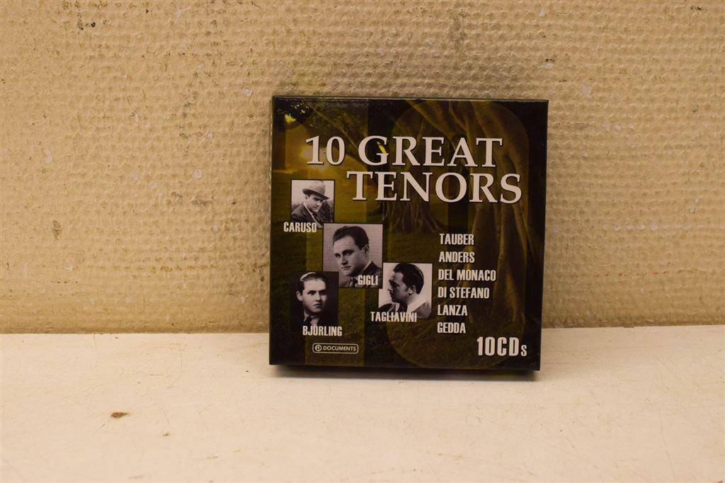 10 cd box 10 Great tenors 47802, Ophalen of Verzenden, Gebruikt