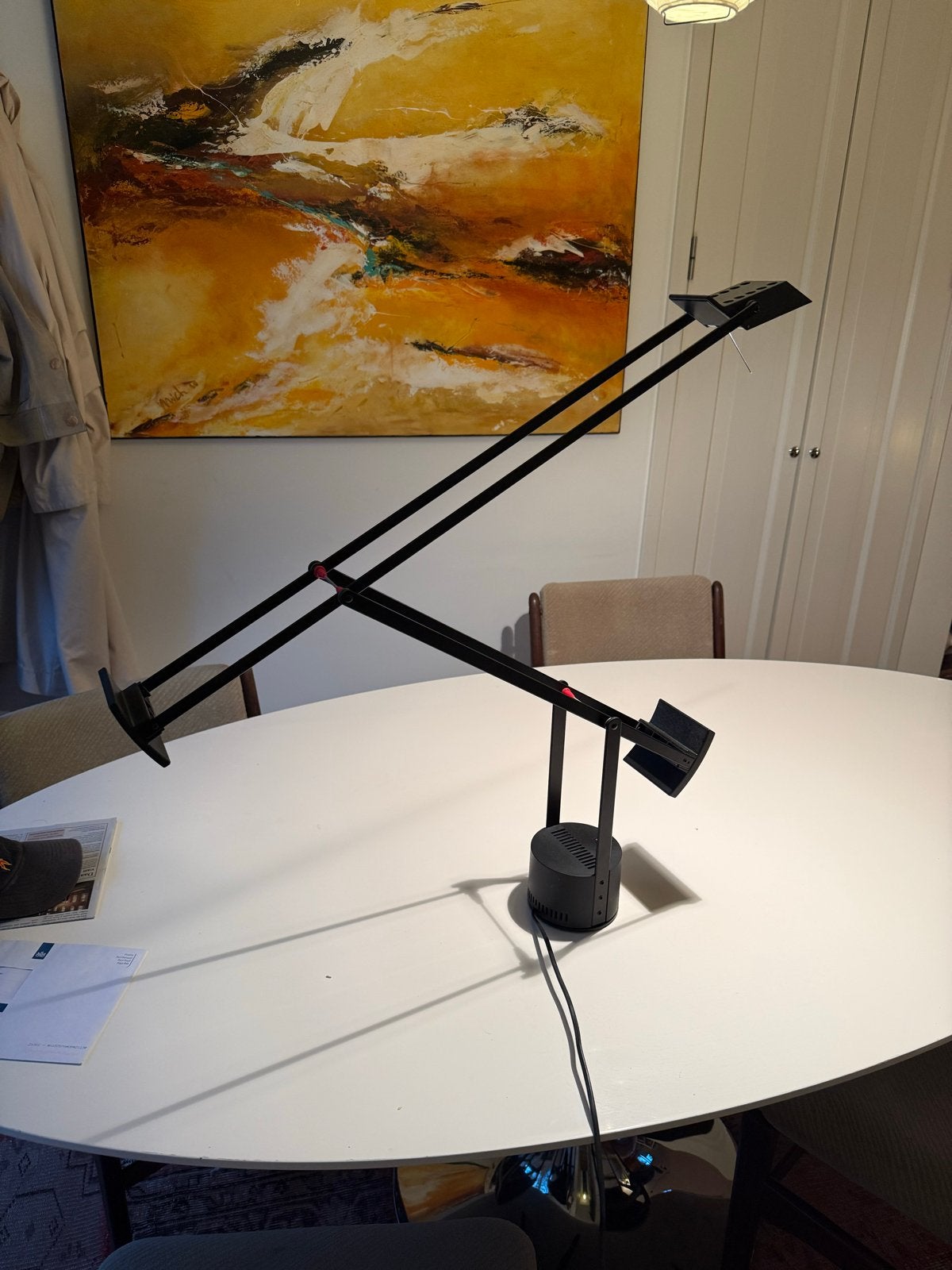 Artemide Tizio Bureaulamp - Zwart Design Klassieker, Ophalen, Bureaulamp, Zwart, Metaal