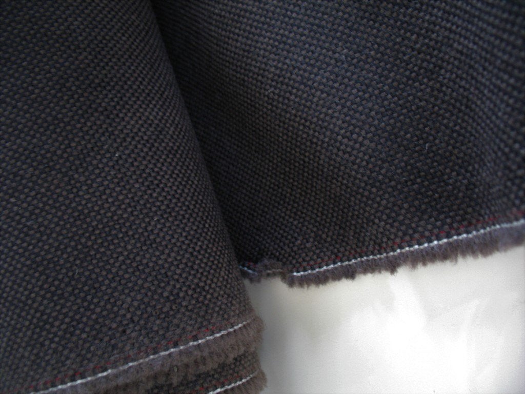 De Ploeg Ploegwool 89 bruin+zwart; 6x restant meubelstof, Wol, Meerkleurig, 120 cm of meer, Ophalen of Verzenden