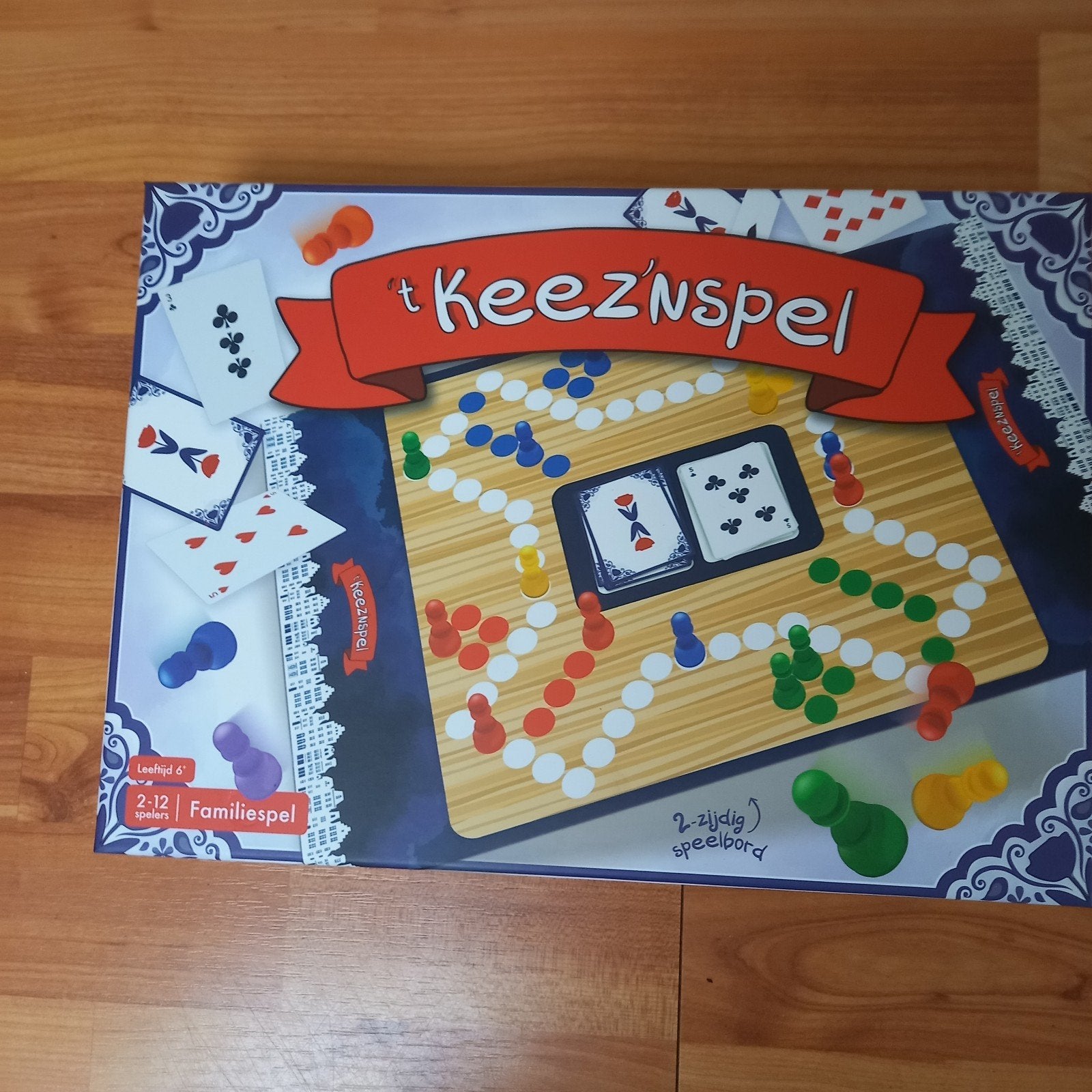 Keez'nspel Bordspel - Familiespel, Hobby en Vrije tijd, Gezelschapsspellen | Bordspellen, Vijf spelers of meer, Ophalen of Verzenden