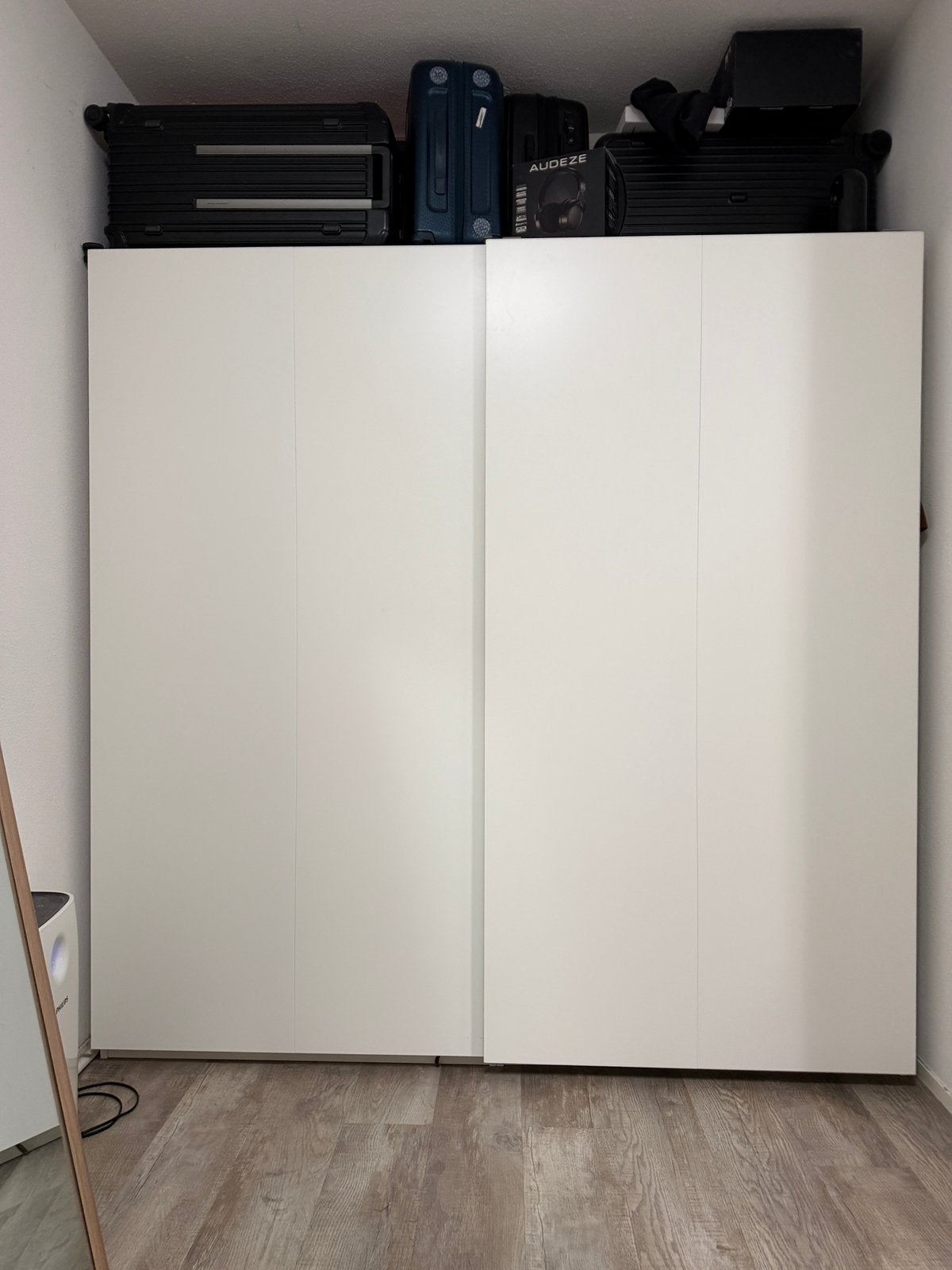 IKEA PAX kledingkast met witte schuifdeuren, Ophalen of Verzenden, Zo goed als nieuw, 50 tot 75 cm, 200 cm of meer