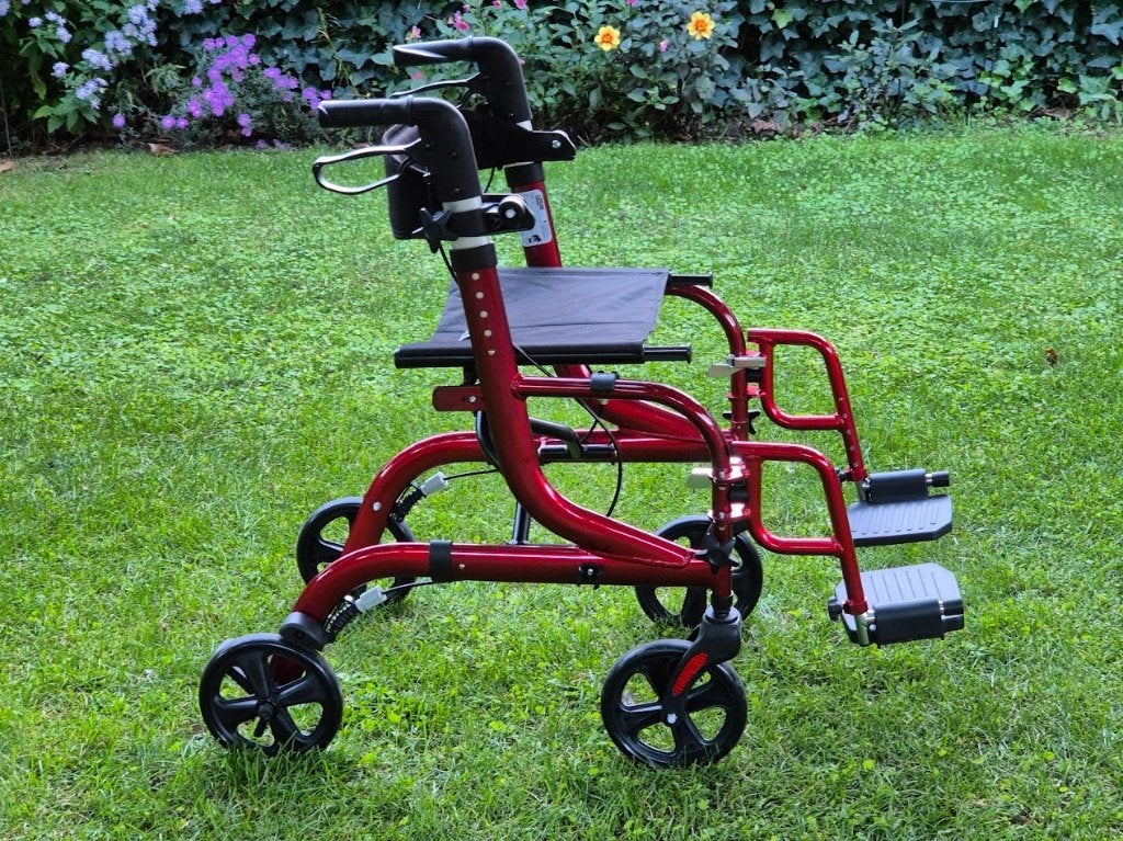 Rollator en Rolstoel in één., Ophalen, Opvouwbaar, Zo goed als nieuw