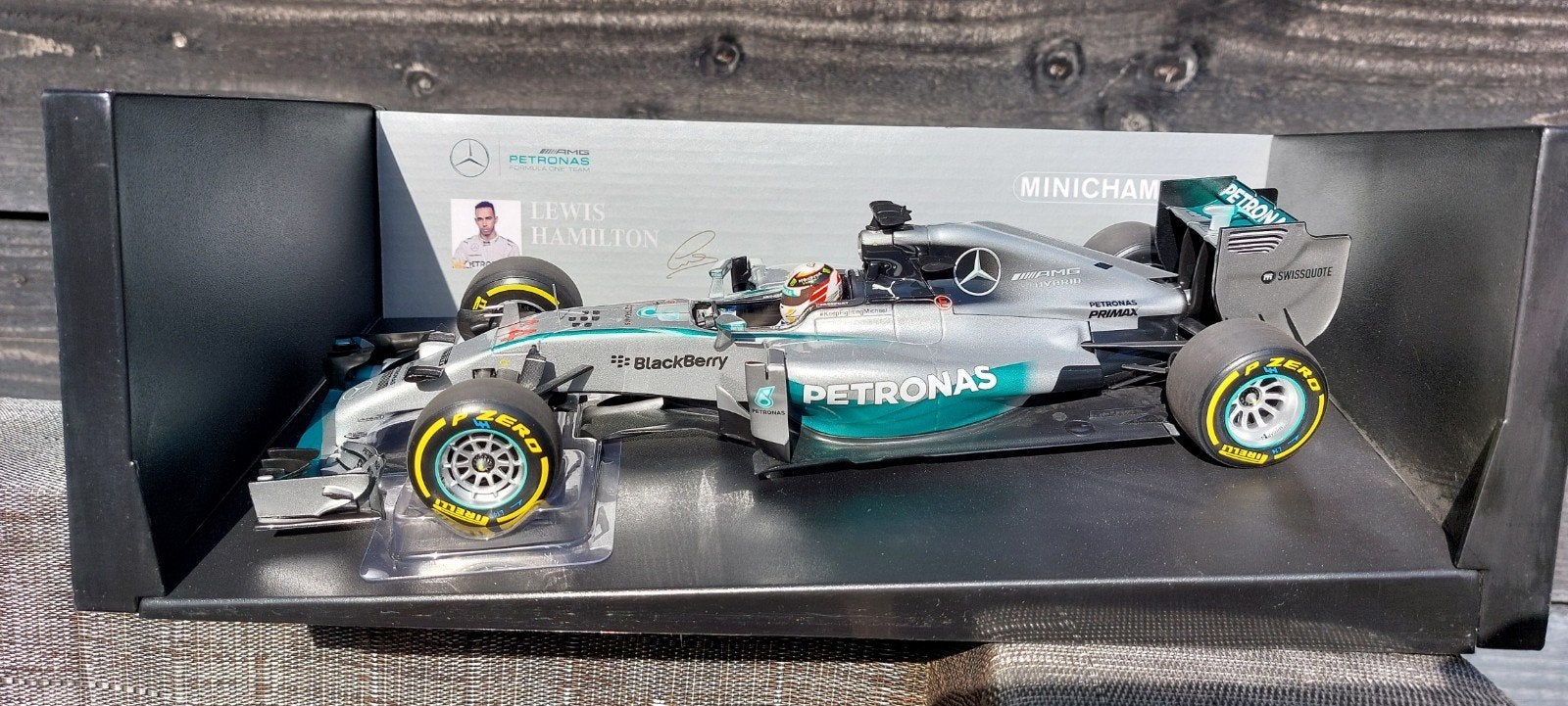 Lewis Hamilton Mercedes AMG Petronas F1 W05 Abu Dhabi 2014, Ophalen of Verzenden, Nieuw, Auto, MiniChamps