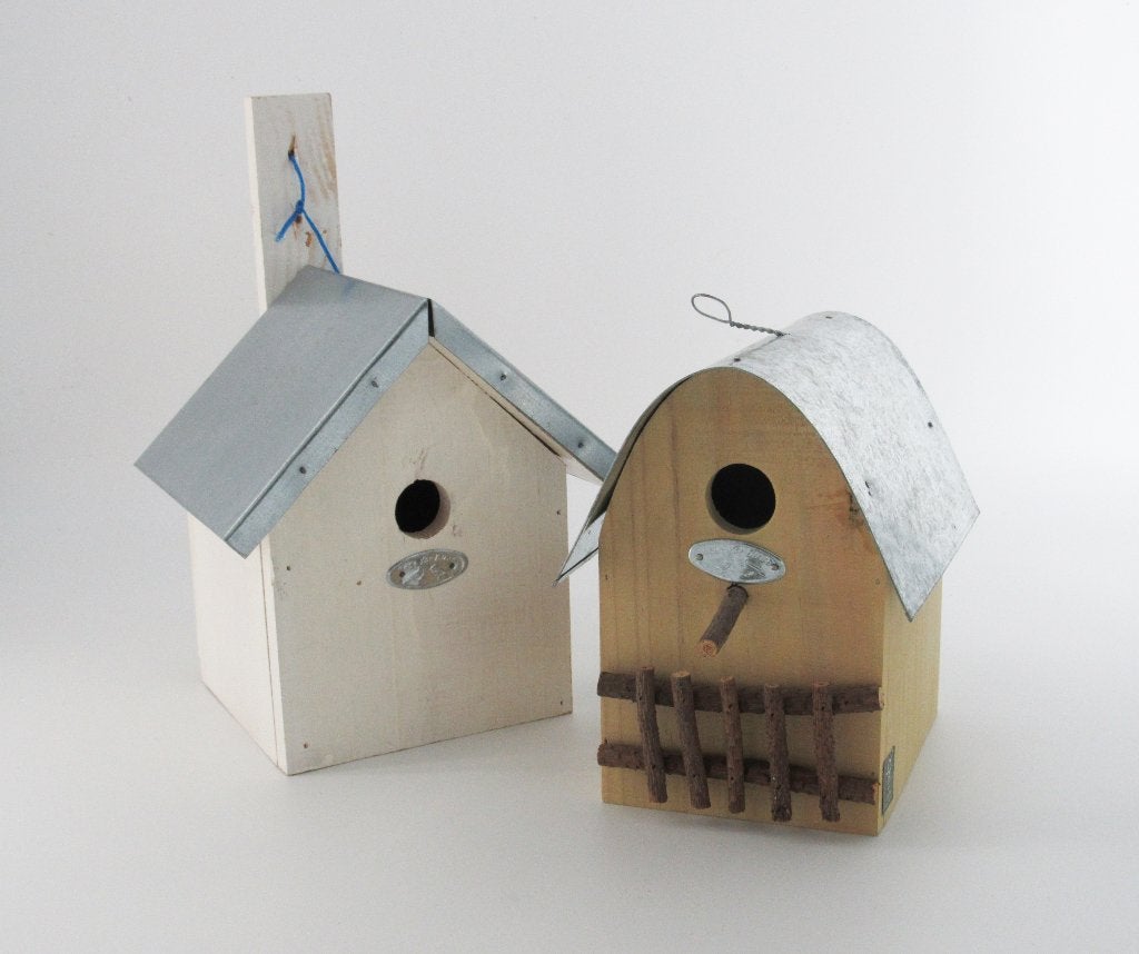 Diverse houten vogelhuisjes / broedhokken, Ophalen of Verzenden, Nieuw