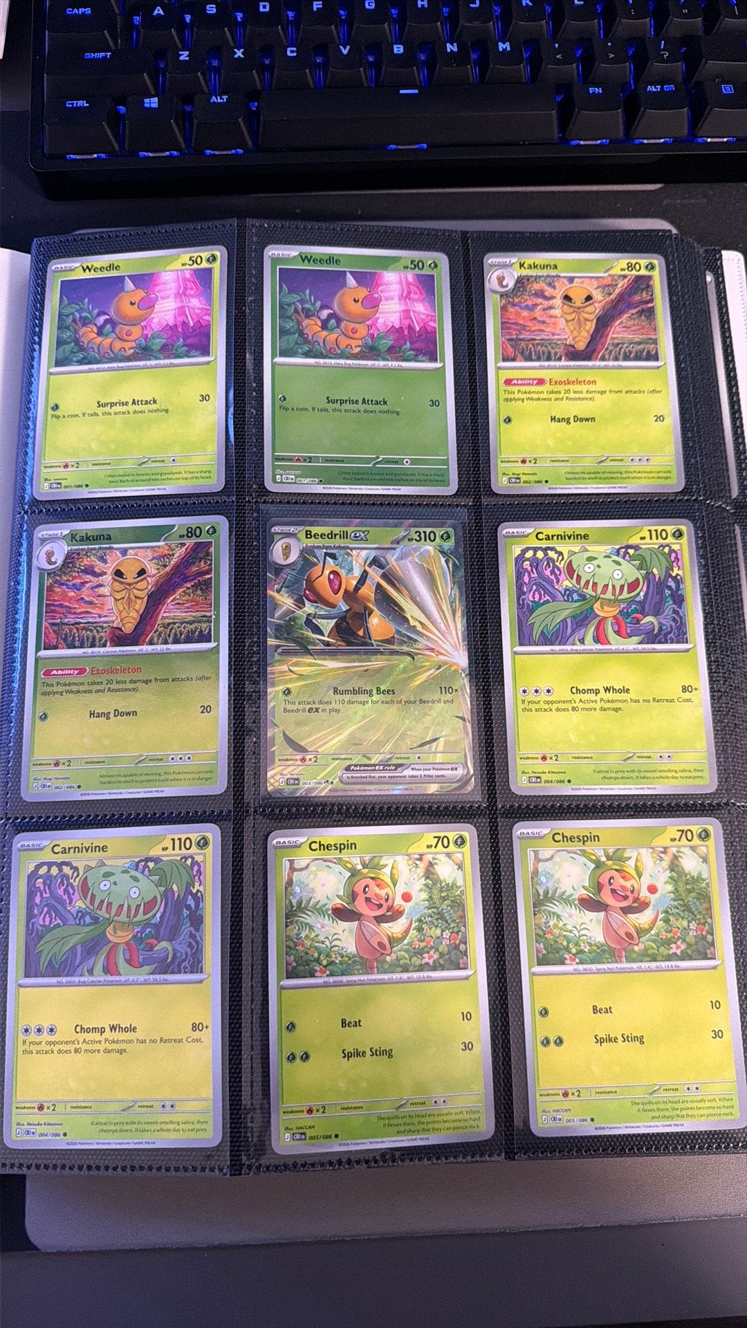 Pokémon Chaos Rising Complete base Set + hits, Ophalen of Verzenden, Zo goed als nieuw, Meerdere kaarten