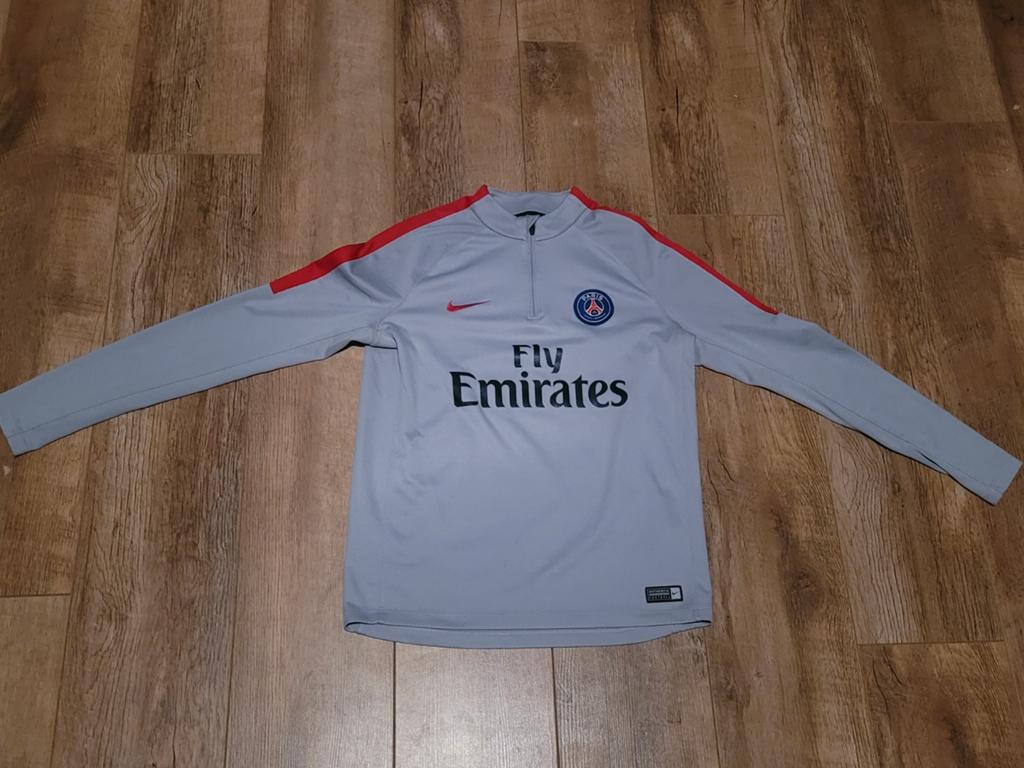 Grijze Paris Saint Germain Vest/Trui maat 158/170, Gebruikt, Jongen of Meisje, Trui of Vest, Ophalen of Verzenden
