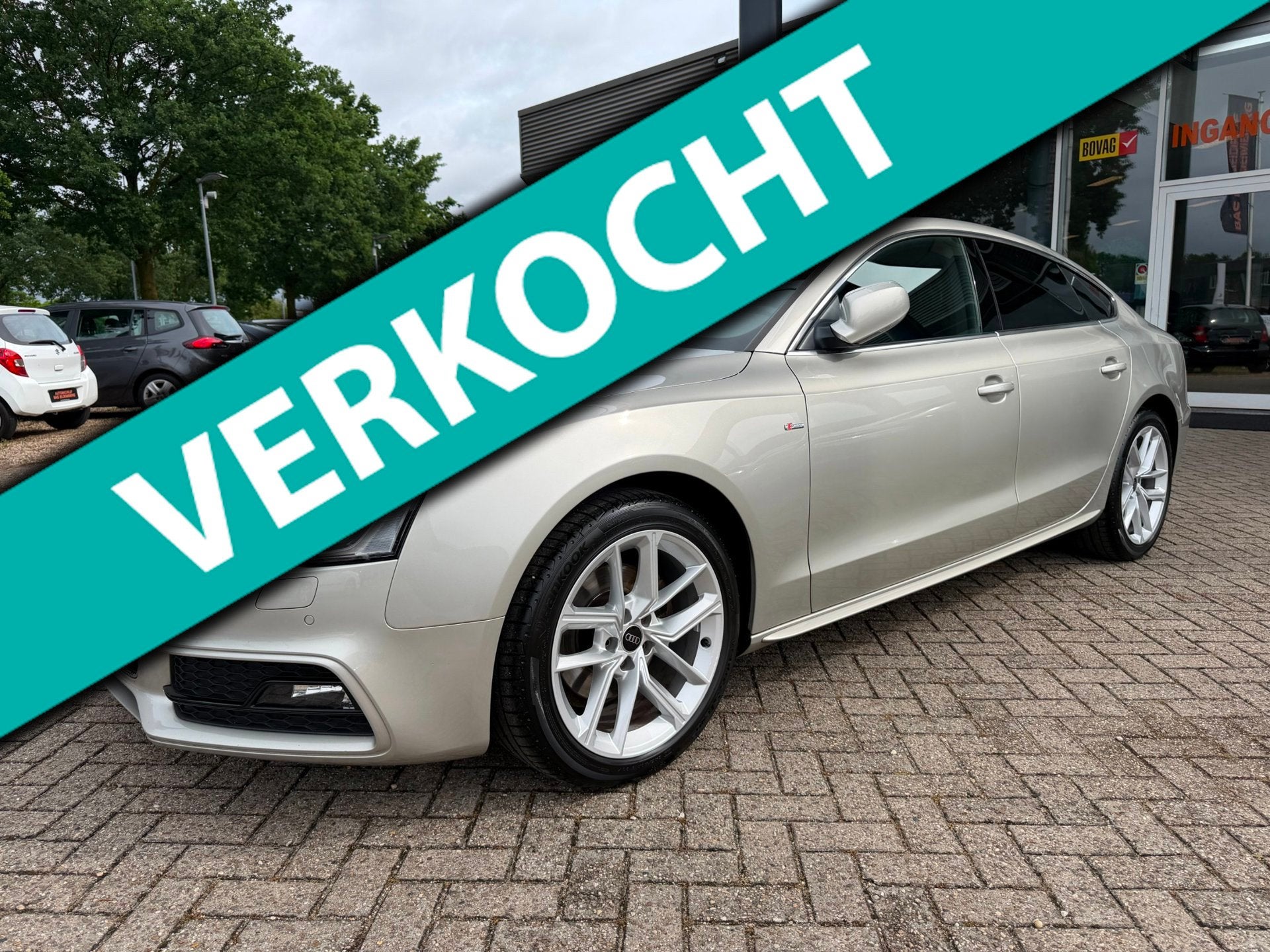 Audi A5 Sportback 1.8 TFSI S-Line Sport Automaat, Navi, Blue, Gebruikt, Euro 6, 4 cilinders, 4 stoelen